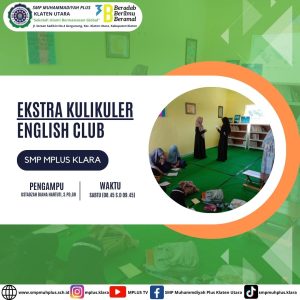 Ekstra Kulikuler English Club SMP  Muhammadiyah Plus Klaten Utara