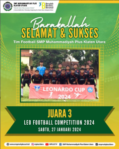 JUARA 3 LEO FOOTBALL COMPETITION 2024