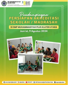 Persiapan Akreditasi Sekolah / Madrasah