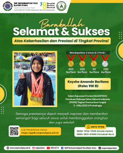 Siswi SMP Muhammadiyah Plus Klaten Utara Borong 3 Emas dan 1 Perak di Kejurprov POSSI Jawa Tengah 2025