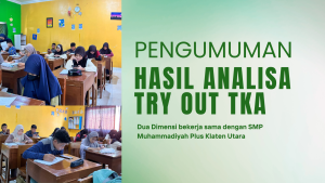 Pengumuman Hasil Tes Kemampuan Dasar (TKA) SD/MI